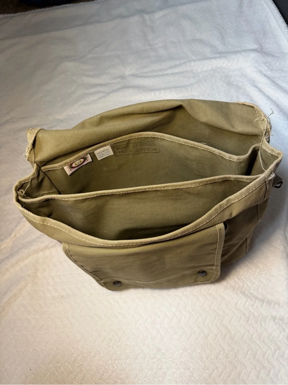 Banana Republic Vintage Khaki Messenger Bag 1980’s Safari Travel
